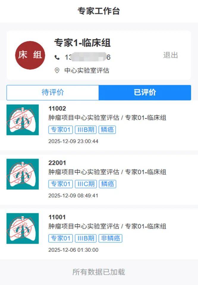 中心实验室评估